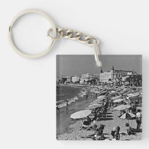 Porte-clés France Cannes vintage la plage