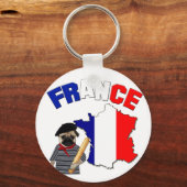 Porte-clés France - Carlin avec baguette - Porte - clé (Recto)