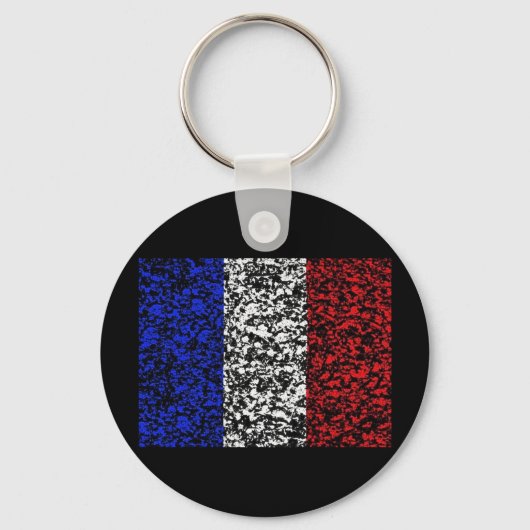 Porte-clés France - Drapeau (Recto)