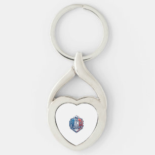 Porte-clés France Football 2026 Football Gras Typographie Pay