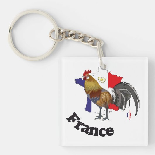 Porte-clés France Francia (Devant)