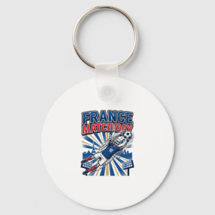 Porte-clés France Match Day Skeleton Striker Nations High Ene
