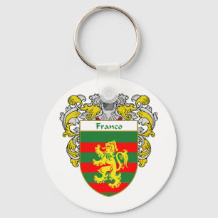 Porte-clés Franco Coat of Arms (Mantled)