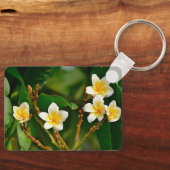 Porte-clés Frangipani jaune (Recto)