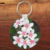 Porte-clés frangipani rose (Recto)