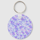 Porte-clés Frangipanis Moave Et Rose, Clavier (Recto)