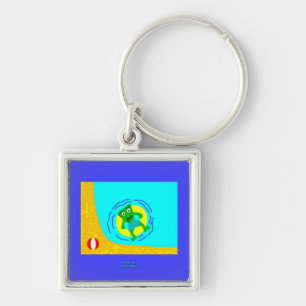 Porte-clés FrankenCheese Summer Premium Carré Porte - clé
