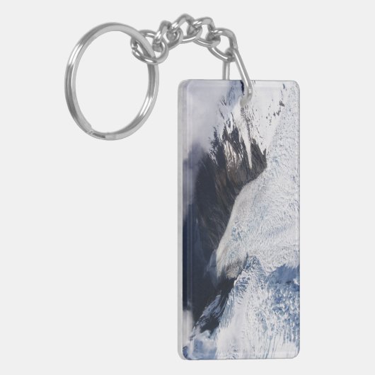 Porte-clés Franz Josef Glacier Vue aérienne, Nouvelle-Zélande (Devant gauche)