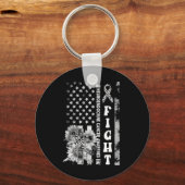 Porte-clés Frappe USA Drapeau Tournesol Christian Burgundy Ce (Recto)