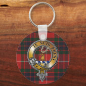 Porte-clés Fraser Lovat Tartan & Badge (Recto)