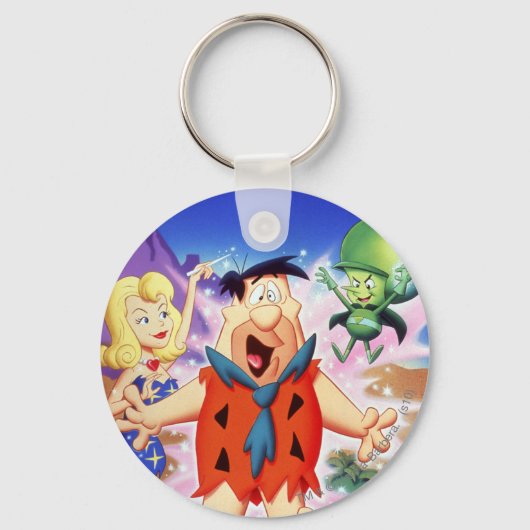 Porte-clés Fred Flintstone Sous Un Spell (Recto)