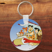 Porte-clés Fred Flintstone Wilma Barney and Betty PEBBLES™ (Recto)