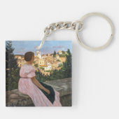 Porte-clés Frederic Bazille - La robe rose (Dos)