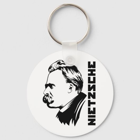 Porte-clés Frederich Nietzsche Portrait Porte - clé (Recto)