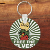 Porte-clés Free the elves ! (Recto)