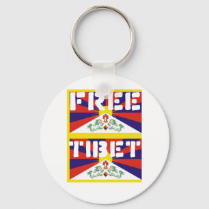 Porte-clés Free Tibet!