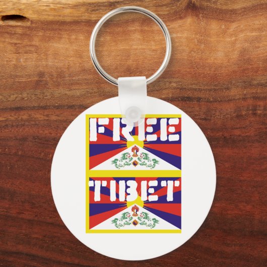 Porte-clés Free Tibet! (Recto)