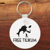 Porte-clés Free Tilikum Save Orca Killer Whale (Recto)