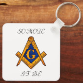 Porte-clés Freemason Carré et Compass Charité Masonic (Verso)