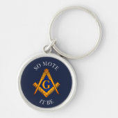 Porte-clés Freemason Carré et Compass Charité Masonic (Devant)