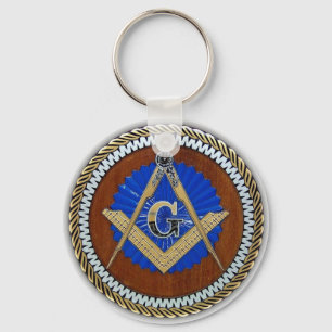 Porte-clés freemason NWO conspiration carré & boussole