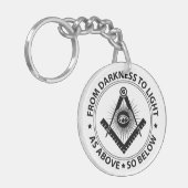 Porte-clés Freemasonry emblem (Devant gauche)