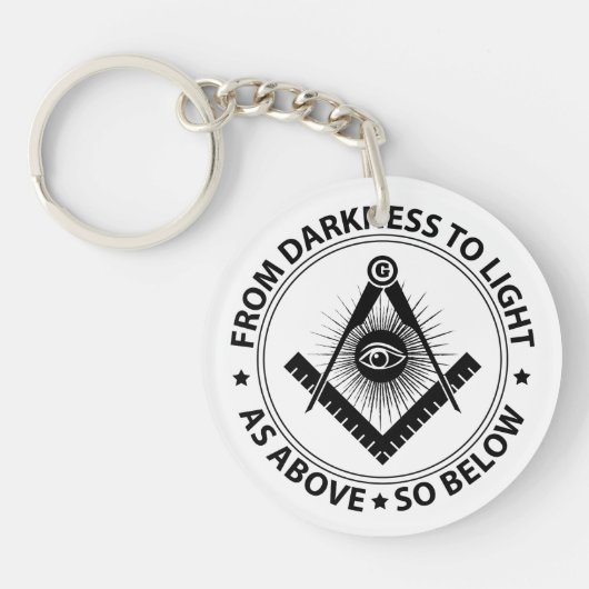 Porte-clés Freemasonry emblem (Devant)
