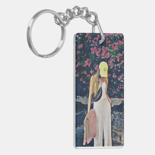 Porte-clés Freen Sarocha en casquette (Devant gauche)