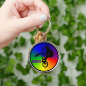 Porte-clés Freestyle BMX Flatland Biker (Main)