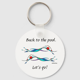 Porte-clés Freestyle Swimmers Keychain