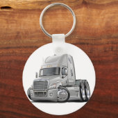 Porte-clés Freightliner Cascadia White Truck (Recto)