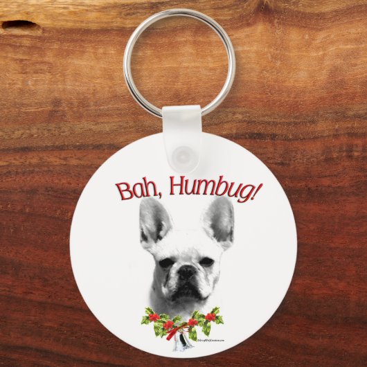 Porte-clés Frenchie Bah Humbug Porte - clé (Verso)