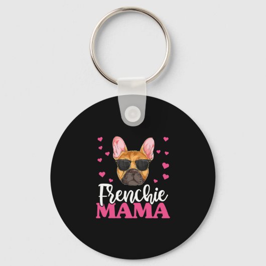 Porte-clés Frenchie Bulldog Mama (Recto)