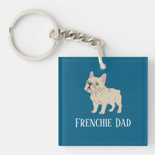 Porte-clés Frenchie Dad (Devant)
