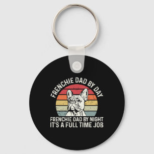 Porte-clés Frenchie Dog Citation Pour Votre Père Français
