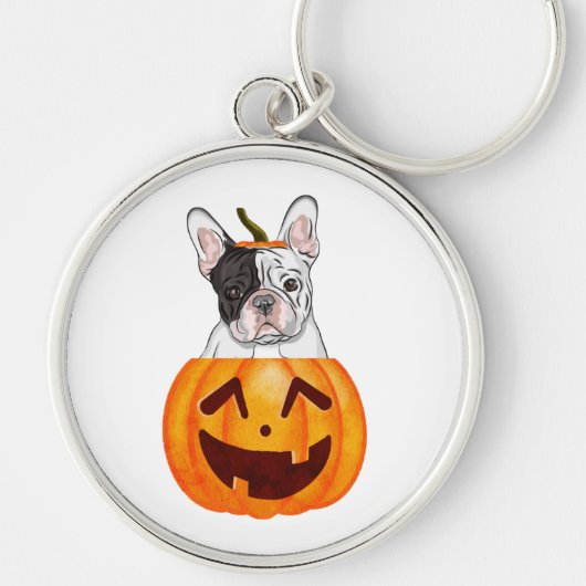 Porte-clés Frenchie Halloween (Devant)