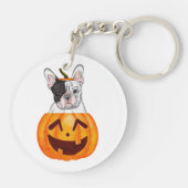 Porte-clés Frenchie Halloween (Dos)