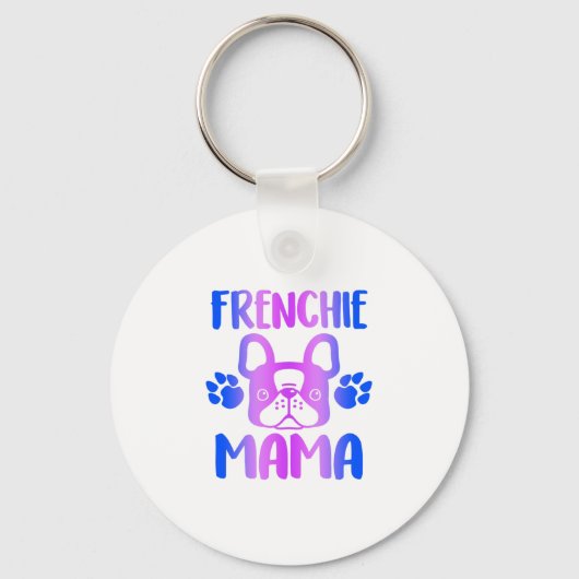 Porte-clés Frenchie Mama Bulldog (Recto)