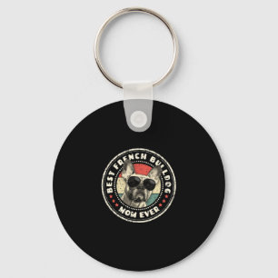 Porte-clés Frenchie Mom Ever Retro Français Bulldog Lover Pro