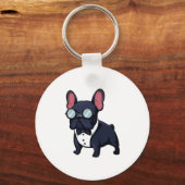 Porte-clés Frenchie The Gentlemen (Recto)