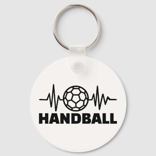 Porte-clés Fréquence de handball (Recto)