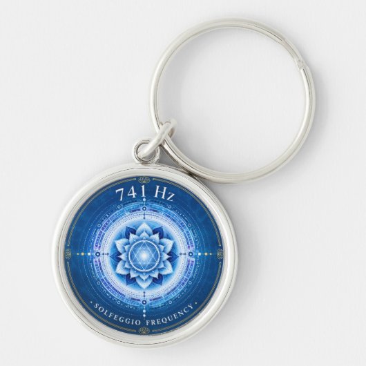 Porte-clés Fréquence Solfeggio 741 Hz (Devant)