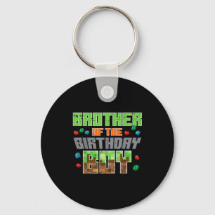 Porte-clés Frère du garçon d'anniversaire Xel Gamer Fête d'an