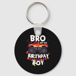 Porte-clés Frère Monster Truck du garçon d'anniversaire Drôle