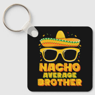 Porte-clés Frère moyen nacho Cinco Mayo tenue de famille asso