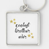 Porte-clés Frère noir et or le plus froid jamais (Devant)