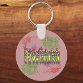 Porte-clés Freshman - Fleurs (Recto)