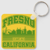 Porte-clés Fresno, Californie (Dos)