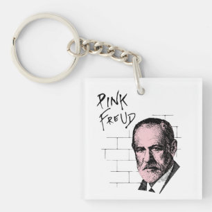 Porte-clés Freud rose Sigmund Freud