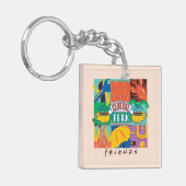 Porte-clés FRIENDS™ | Central Perk Graphique Vibrant (Devant gauche)